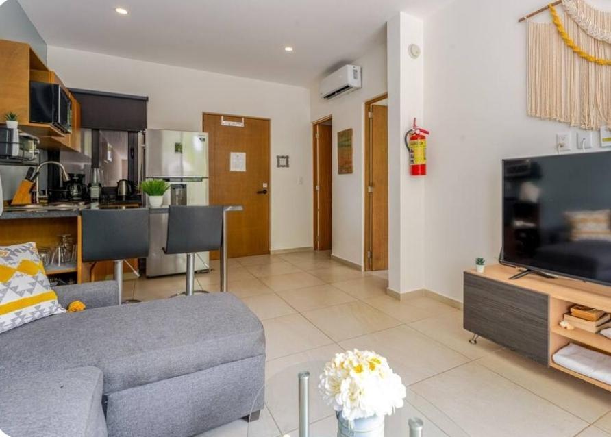 Modern 1 Bedroom Suite By Beach Great Location! Пуэрто-Морелос Экстерьер фото